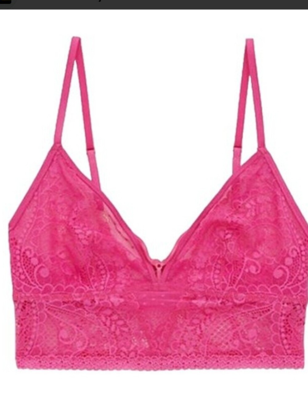 aerie Fuchsia Lace Bralette Sz SP